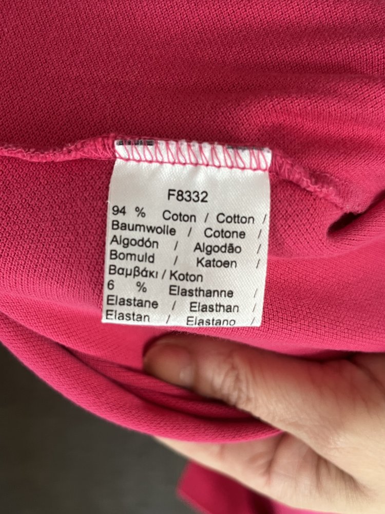 2 Lacoste Polo Shirts Gr.40/M Pink und Apricot