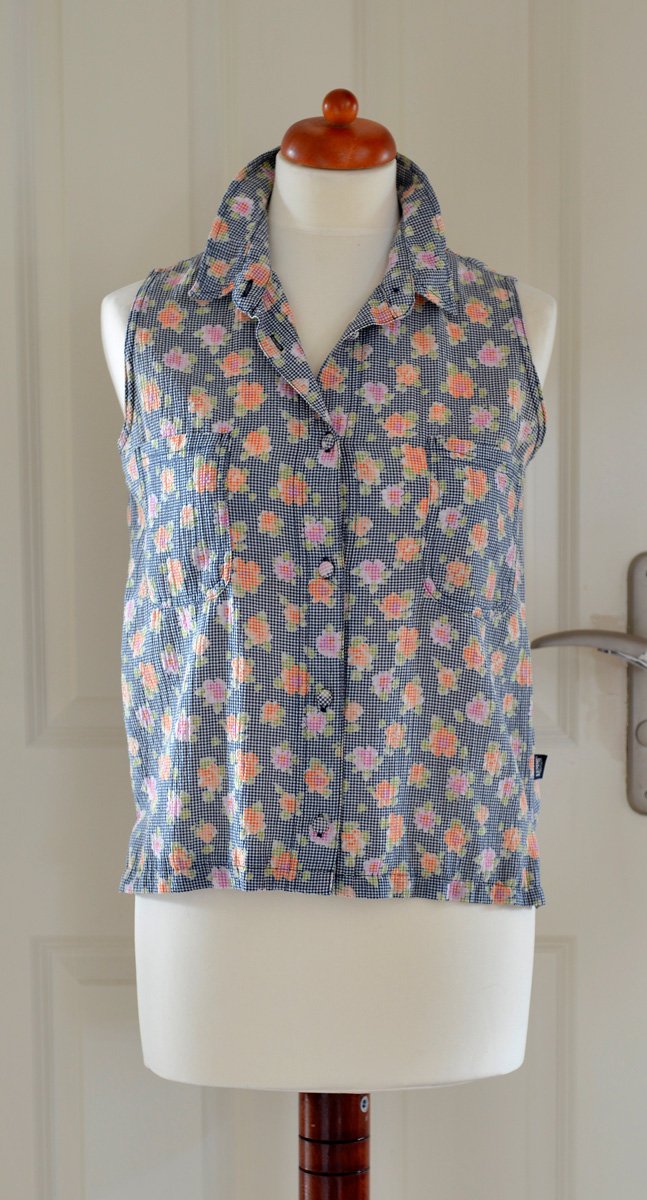 Lemmi Sleeveless Sommerbluse Gr.36 geblümt + luftig leicht