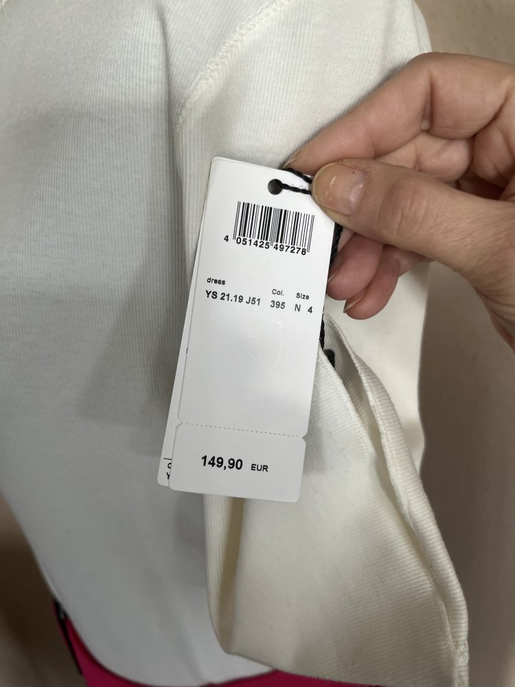 Marc Cain Sports Feinripp Kleid Gr.36 Neu mit Etikett Tricolor