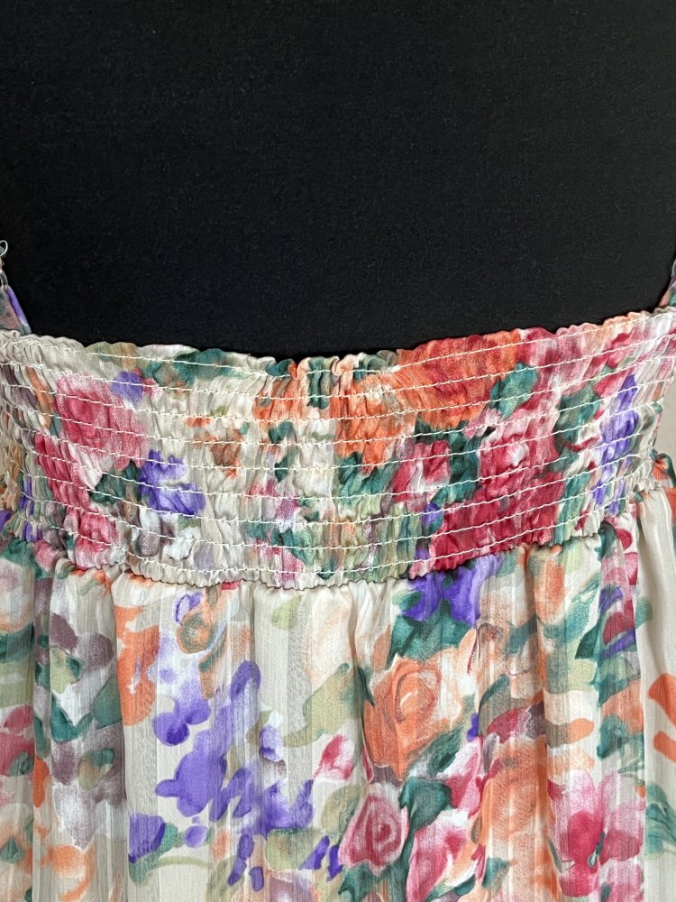 Fifilles Paris Träger Blumen Kleid Gr.36 Model Fantaisy