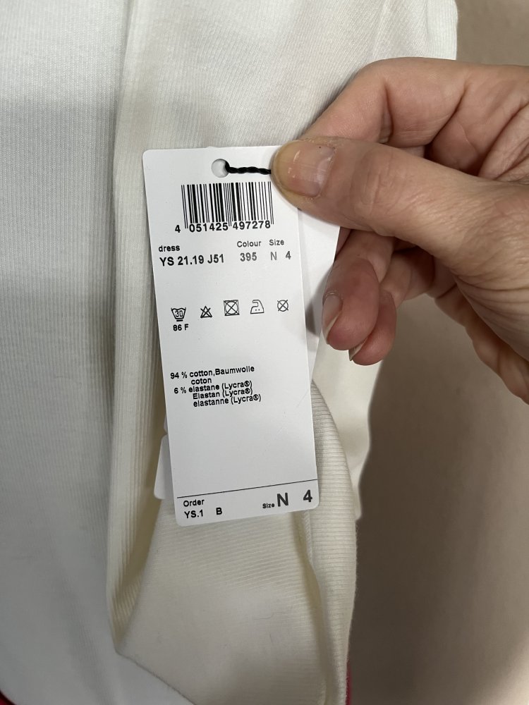 Marc Cain Sports Feinripp Kleid Gr.36 Neu mit Etikett Tricolor