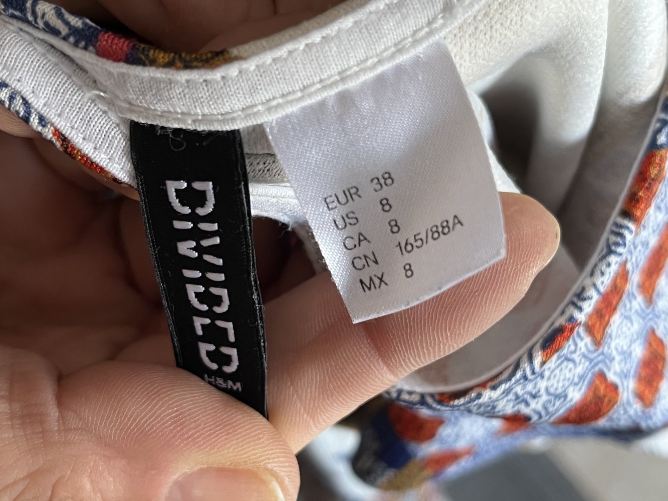 H&M Divided Skater Kleid mit Criss Cross Rücken Gr.36/38