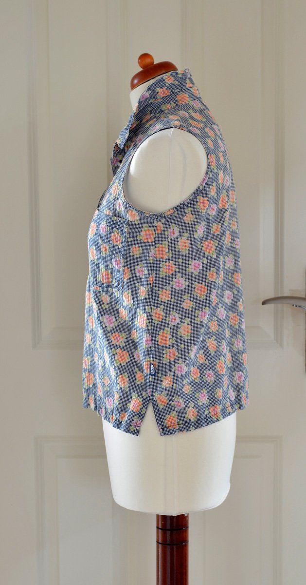 Lemmi Sleeveless Sommerbluse Gr.36 geblümt + luftig leicht