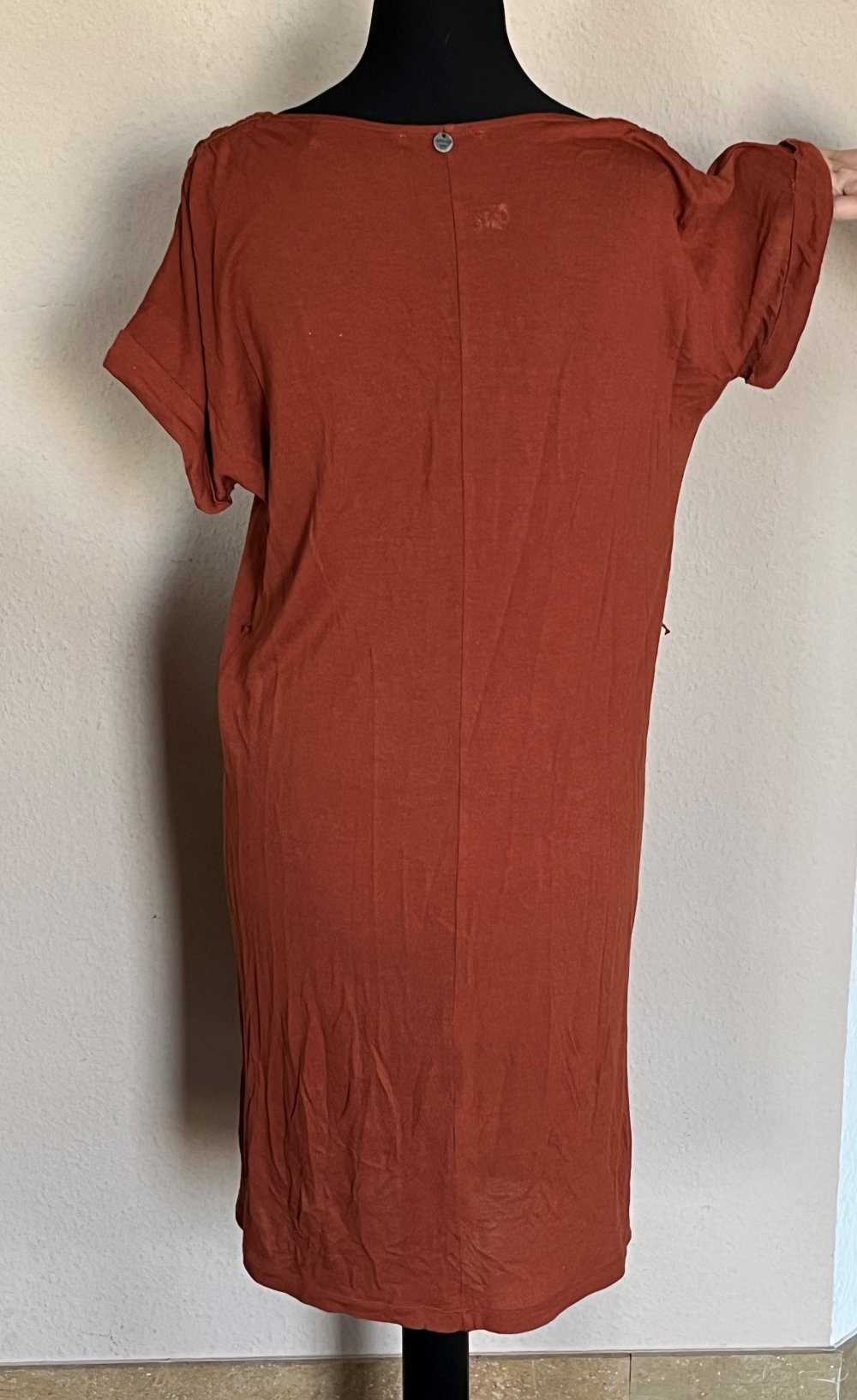 Rich & Royal Viskose Kleid Gr.M in Rostbraun luftig und leicht