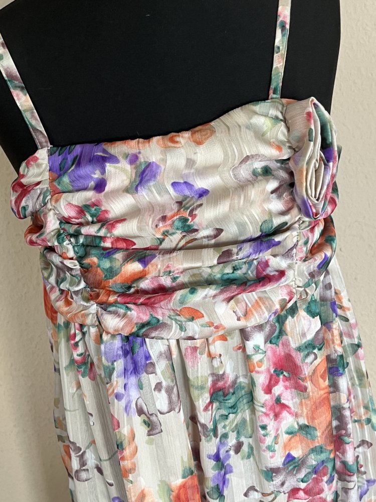 Fifilles Paris Träger Blumen Kleid Gr.36 Model Fantaisy