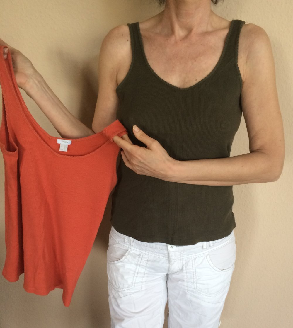 Cecil Basic Trägerhemd Gr.S schwarz blickdicht Baumwolle Neu
