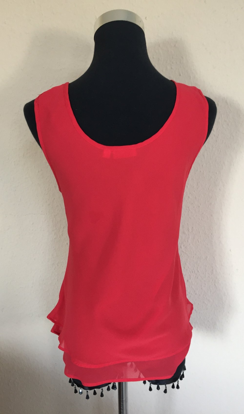 Lady Pirola Volants Hängerchen Gr.S/M rot Neu