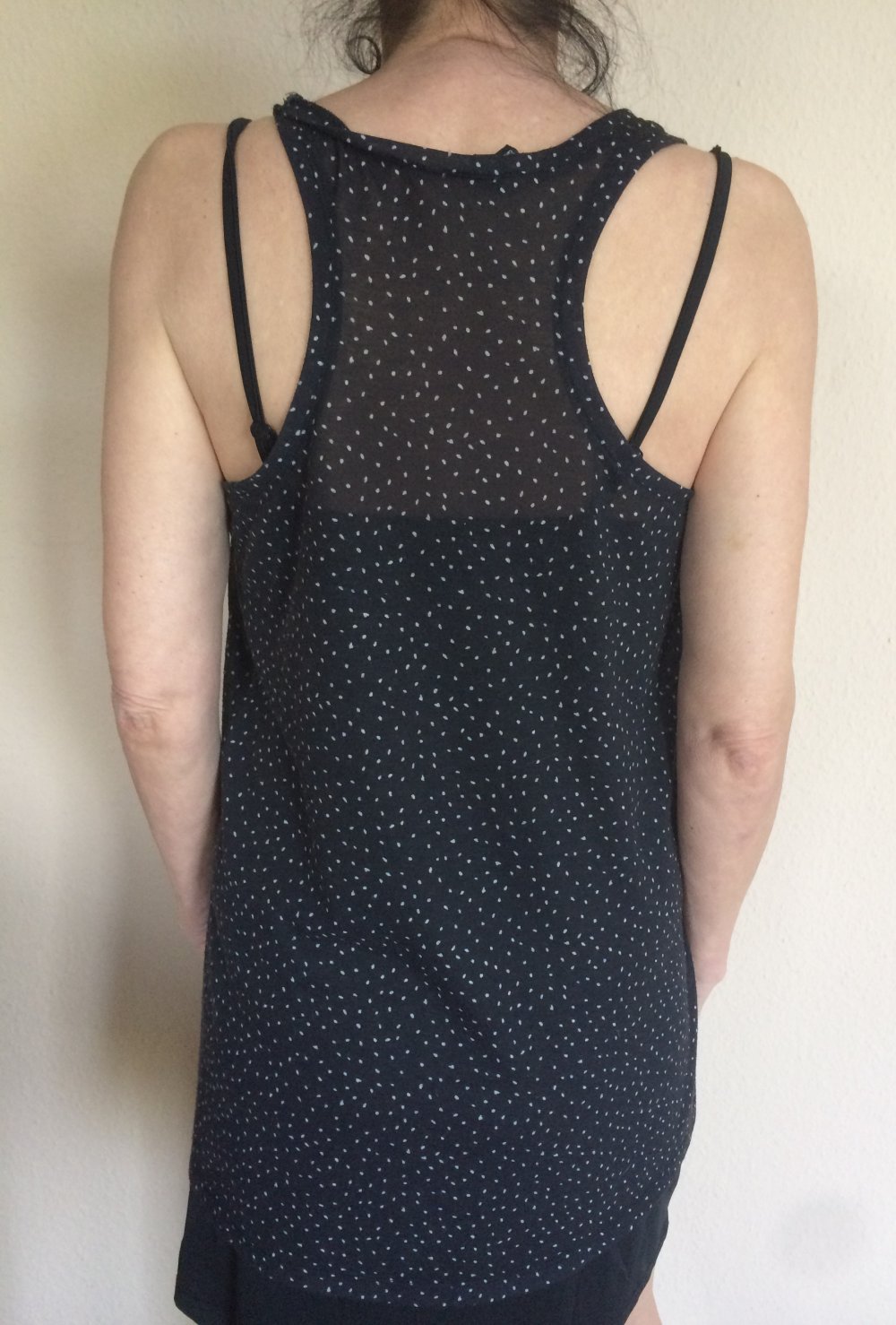 H&M Tank Top 2er Set schwarz creme Gr.M