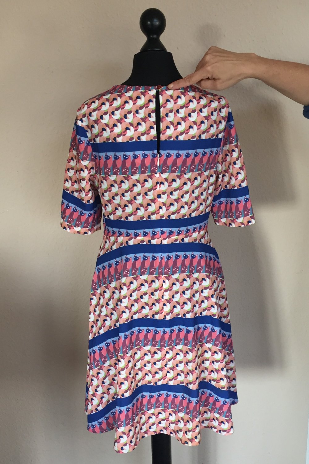 Yumi Etui Skaterkleid Gr.36 in schönen Rose Farben leicht ausgestellt