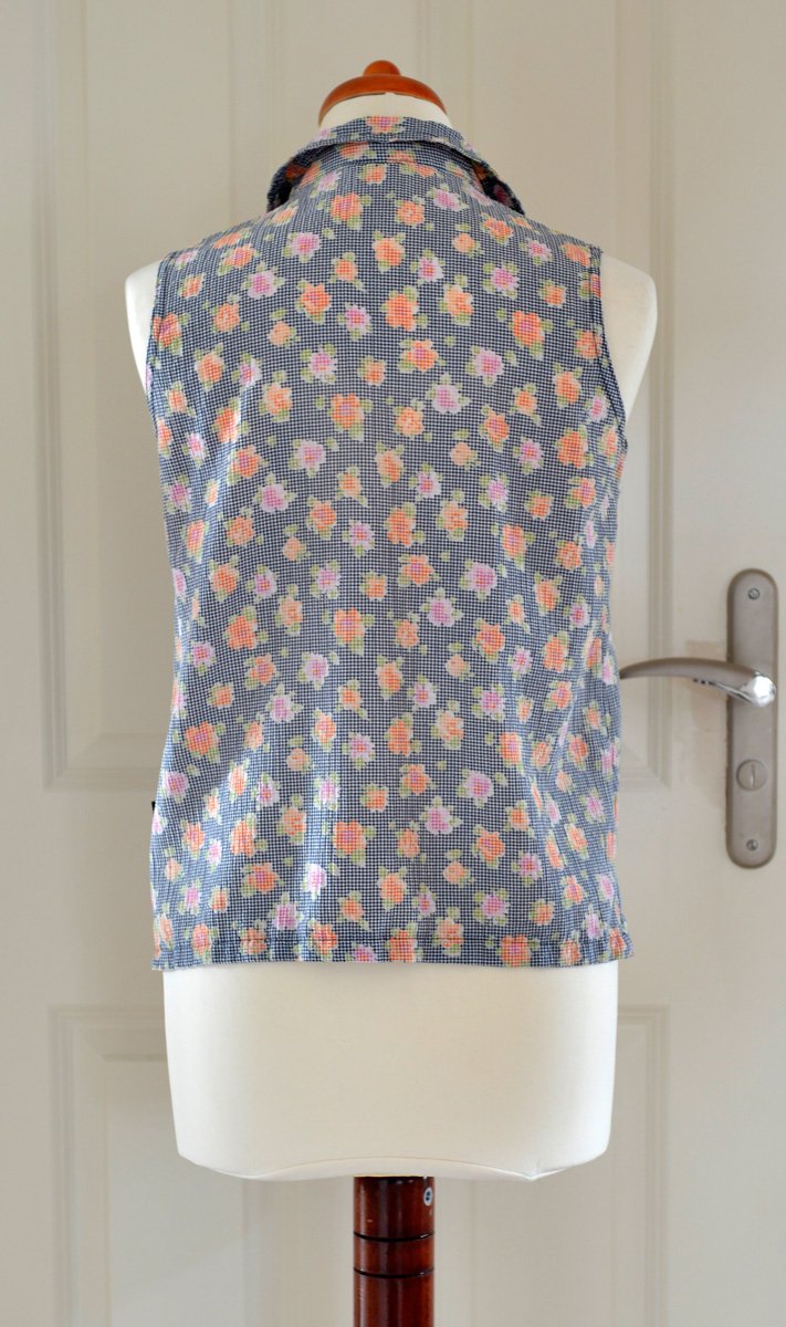Lemmi Sleeveless Sommerbluse Gr.36 geblümt + luftig leicht