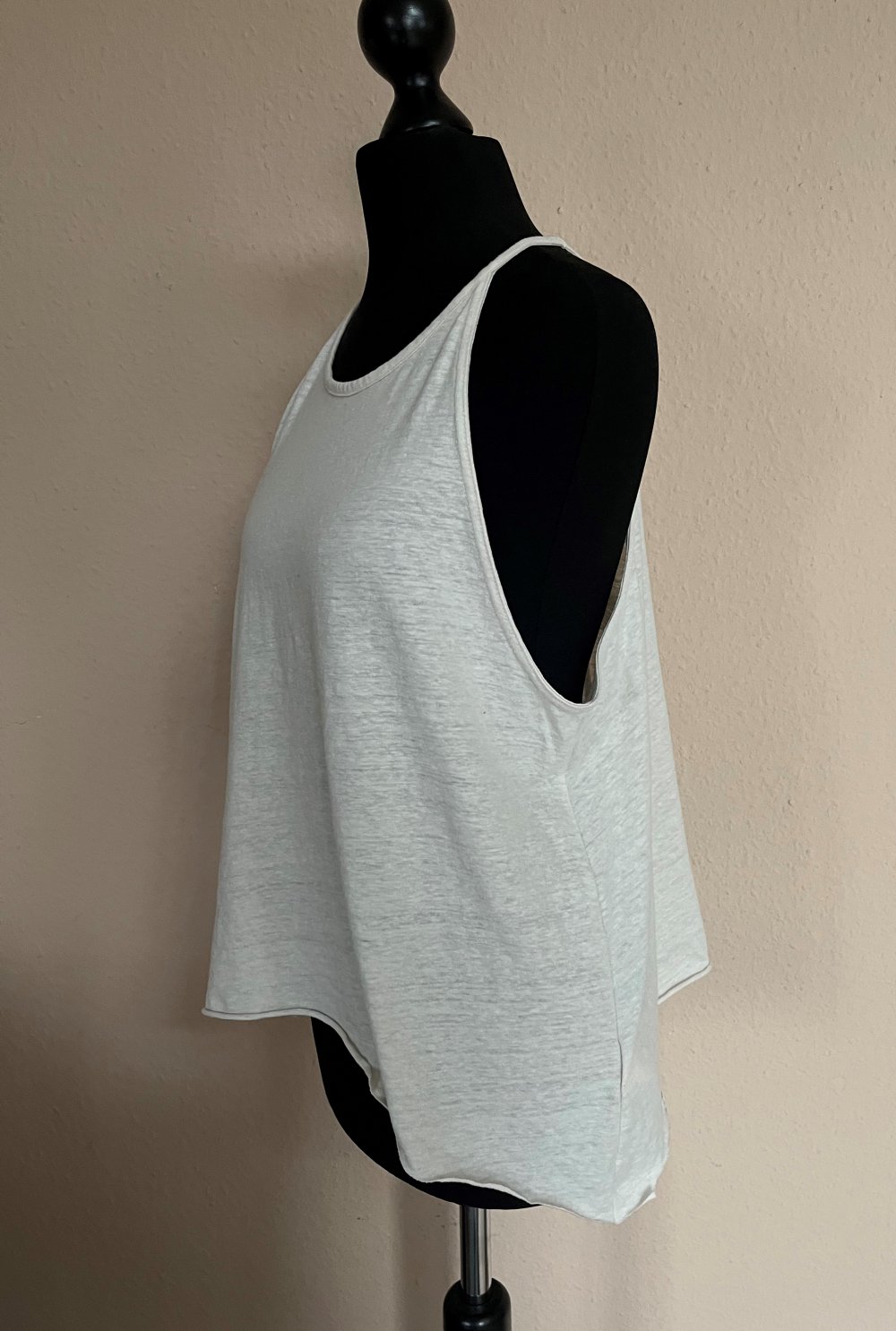 H&M Tank Top 2er Set schwarz creme Gr.M