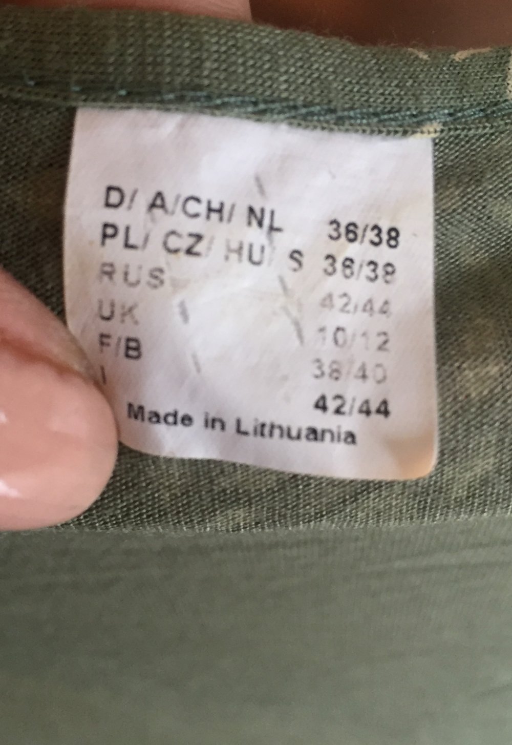 Strand Tunika Kleid Gr.S hellgrün, geblümt mit tiefem Dekolte
