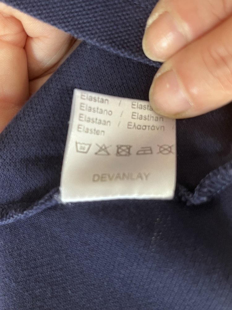 2 Lacoste Shirts Gr.38 1x Polo und 1x T-Shirt marineblau /weiß