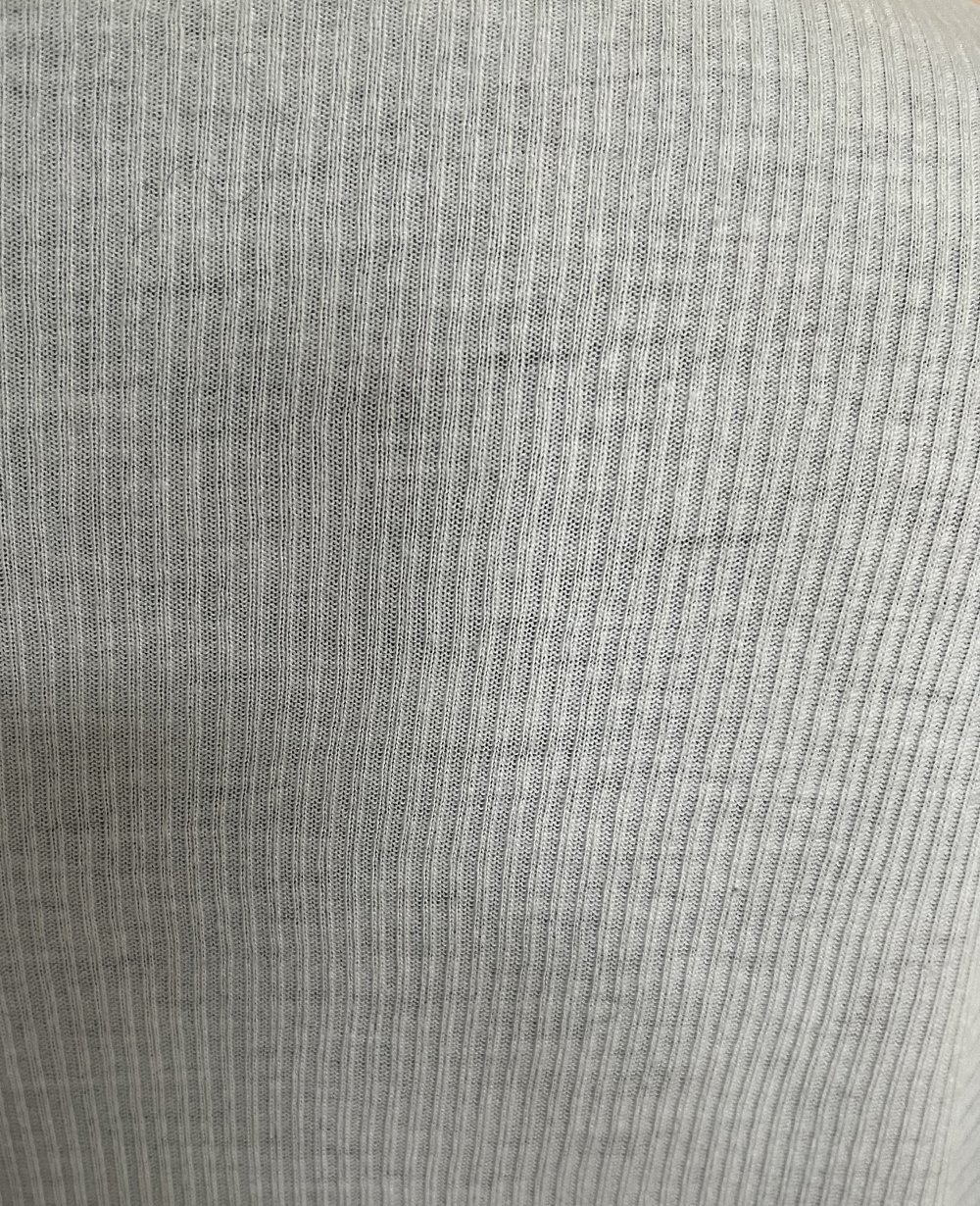 Asos Feinripp Oversized Shirt Gr.36/38 weiß mit tiefem Ausschnitt