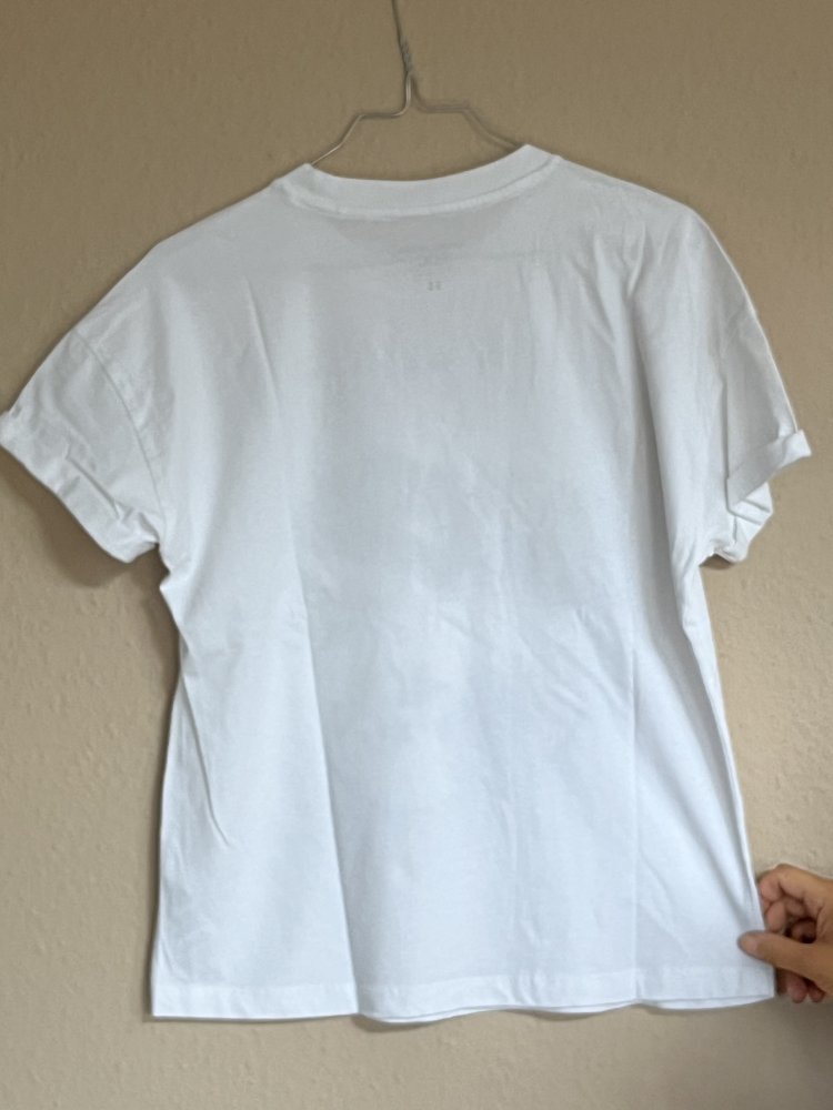 2 EDC by Esprit Sommer Basic T-Shirts Gr.S Pink Weiß Bunt, beide kaum getragen, Zustand wie Neu