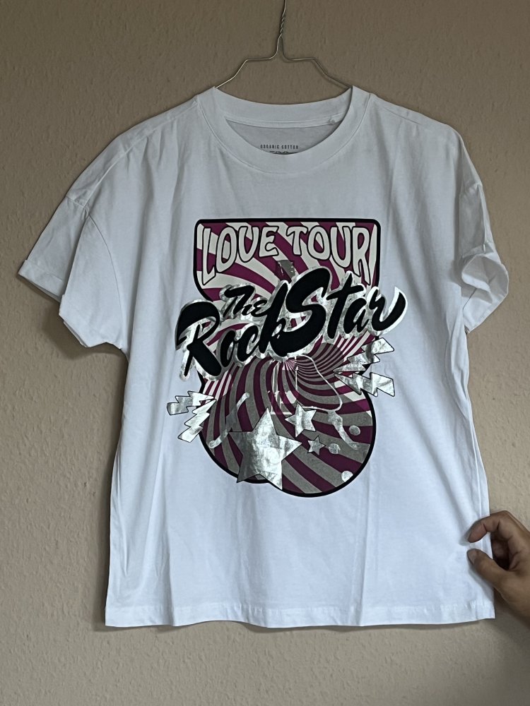 2 EDC by Esprit Sommer Basic T-Shirts Gr.S Pink Weiß Bunt, beide kaum getragen, Zustand wie Neu