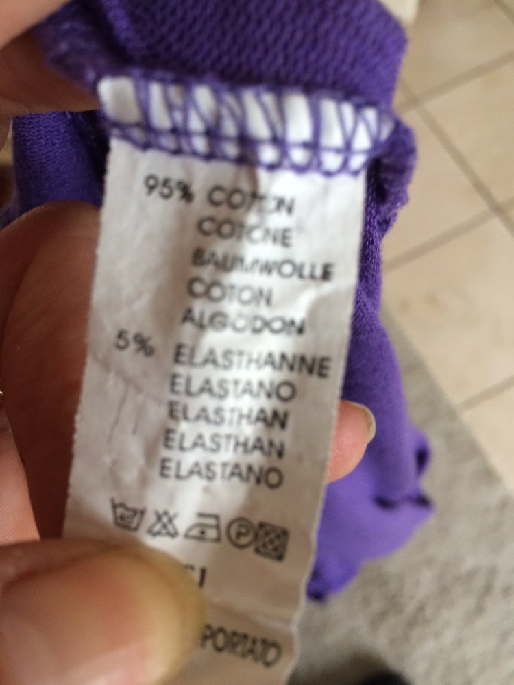Fashion Elle leichter kurz Arm Long Shirt Hoodie Gr.36/ T1 lila