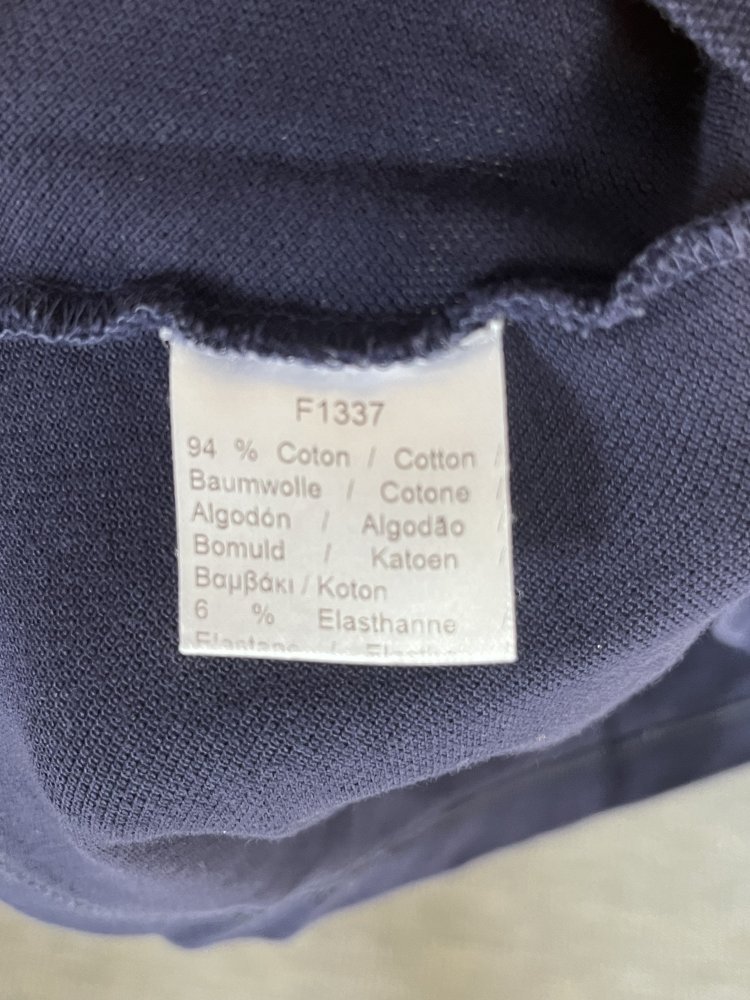 2 Lacoste Shirts Gr.38 1x Polo und 1x T-Shirt marineblau /weiß