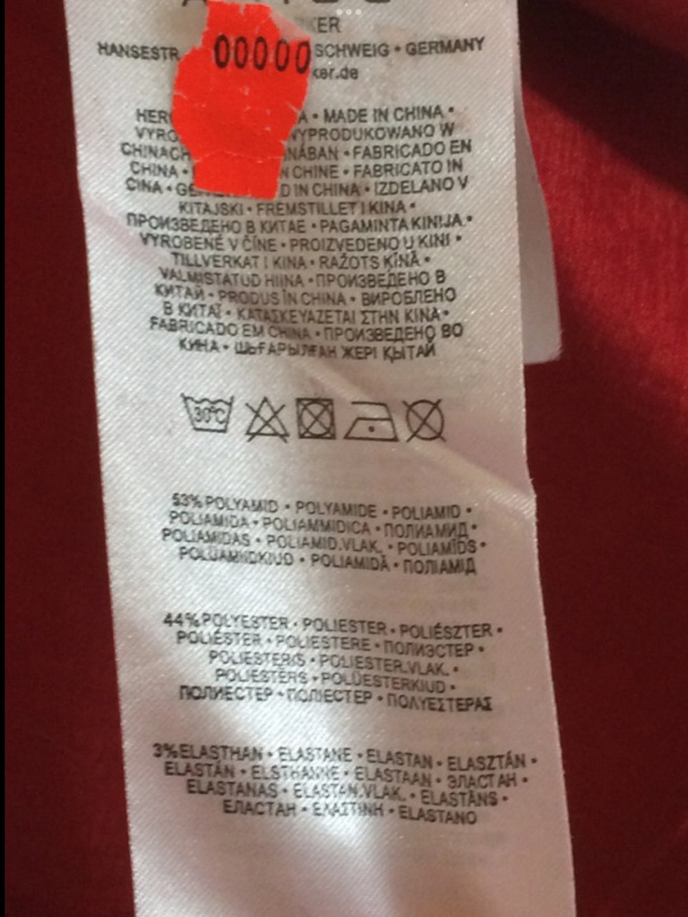 Amisu Korsage Kleid Gr.40 mit Fächer Dekolte Nie getragen rot