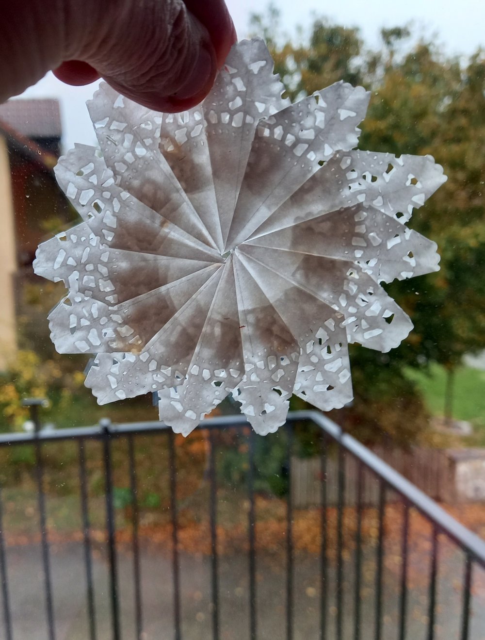 Weihnachsstern aus Papier