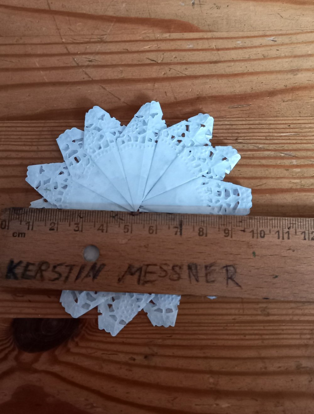 Weihnachsstern aus Papier