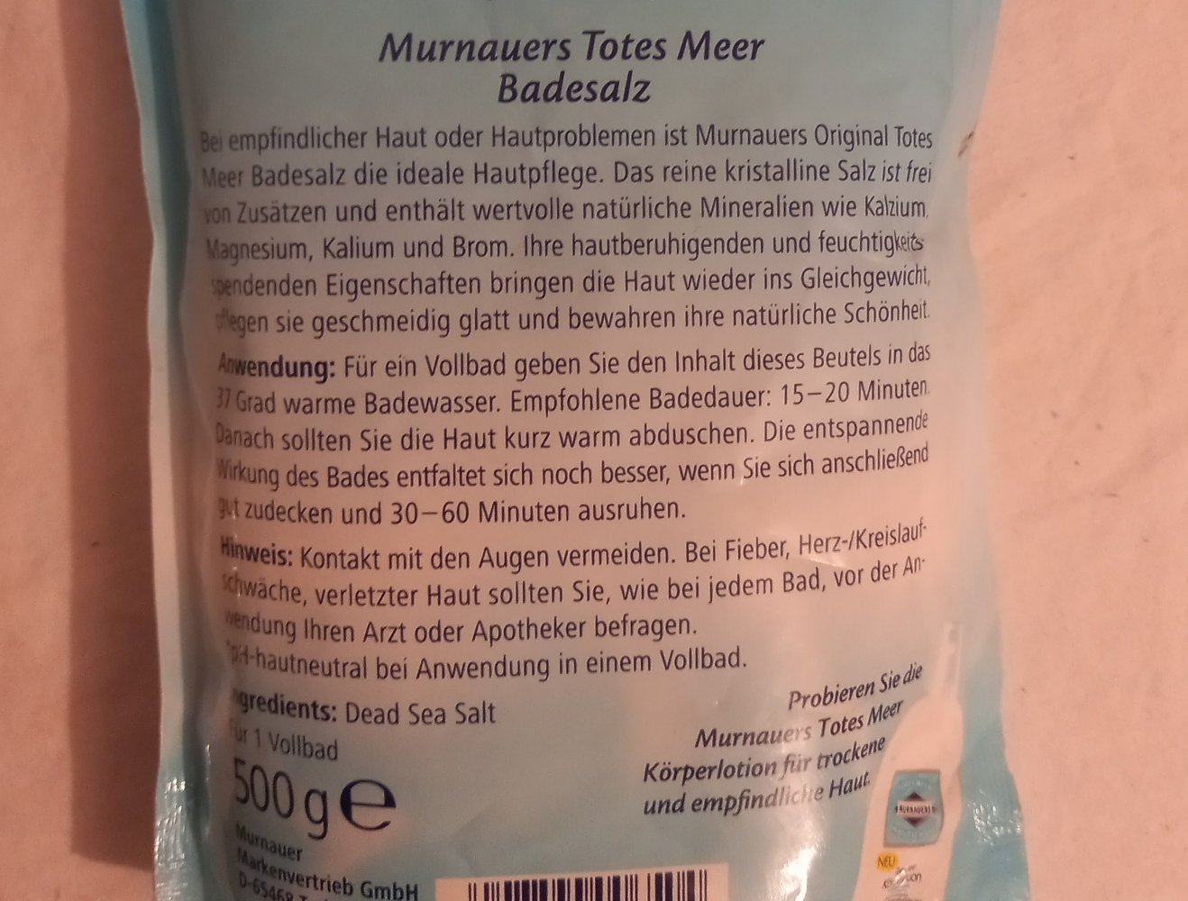 Totes Meer - Badesalz