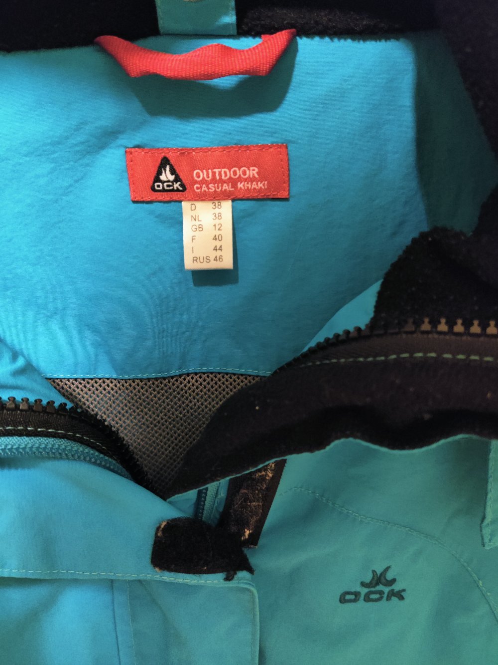 OCK Winterjacke Outdoorjacke gefüttert, Gr. 38
