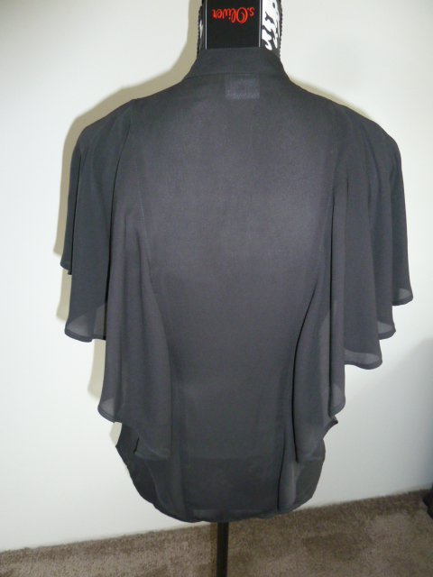 Rayan Odyll for S.Oliver Bluse * Gr. 36 * schwarz * NEU ! - Gothik / Gothic 