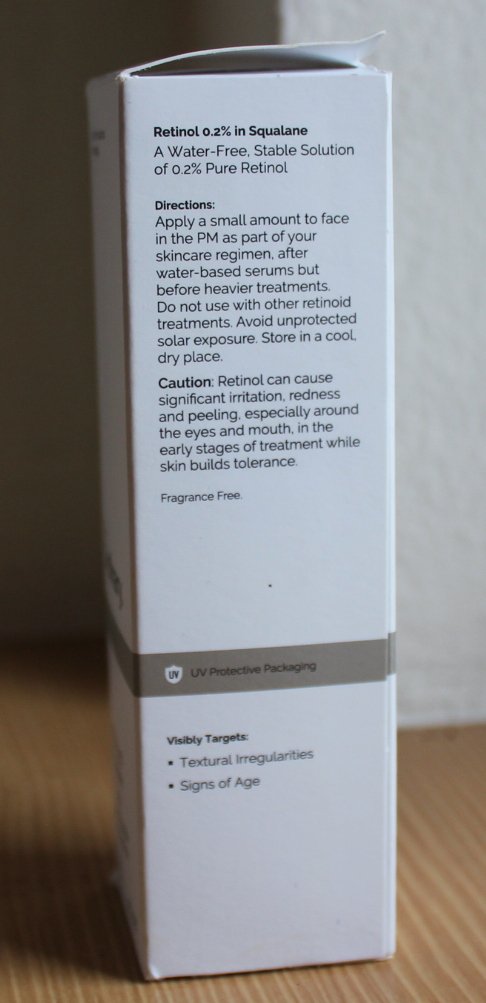 Retinol 0,2% in Squalane, The Ordinary, 30 ml