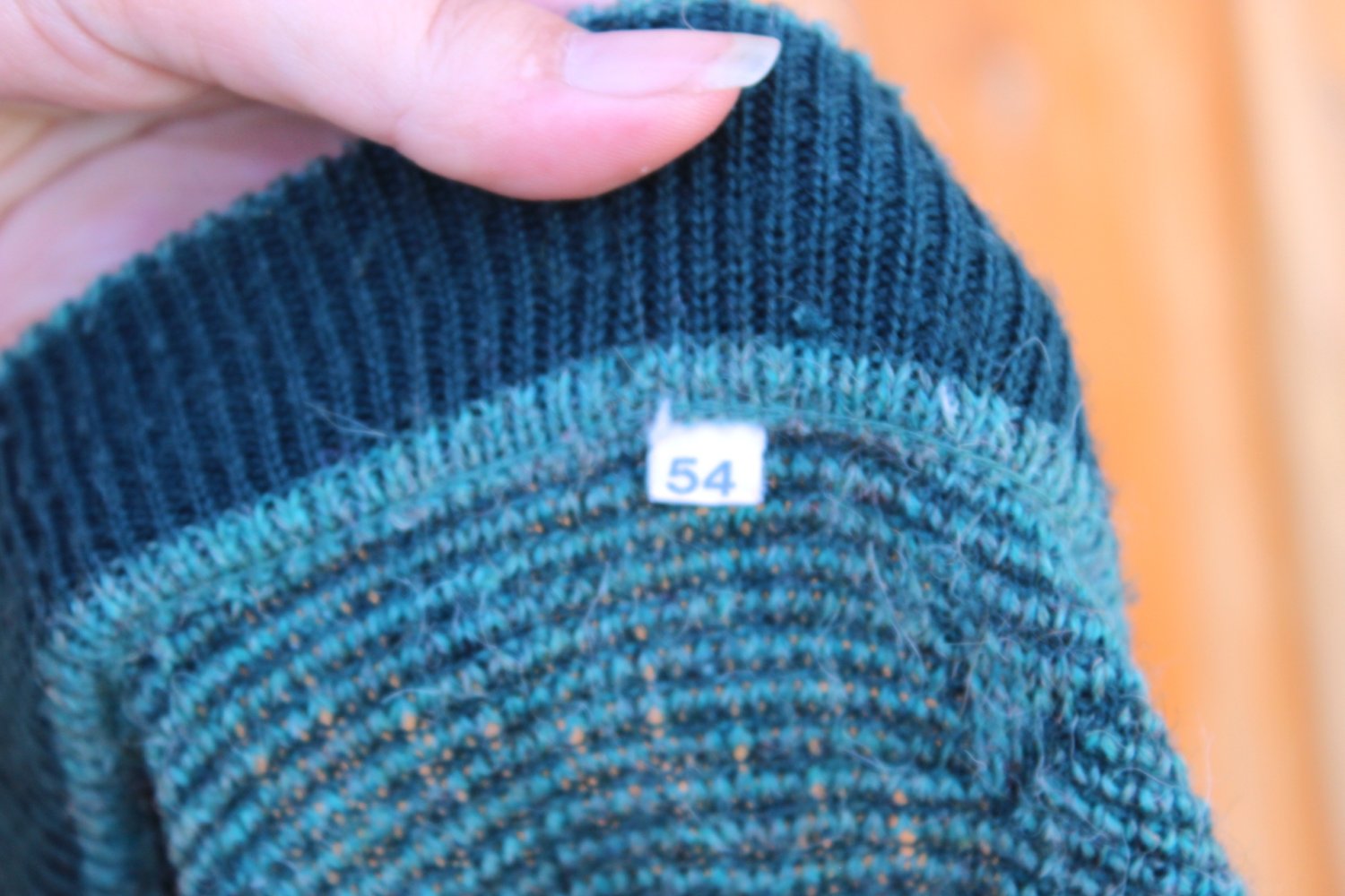 True Vintage Strickweste mit geometrischem Muster, Onesize, Oversized 