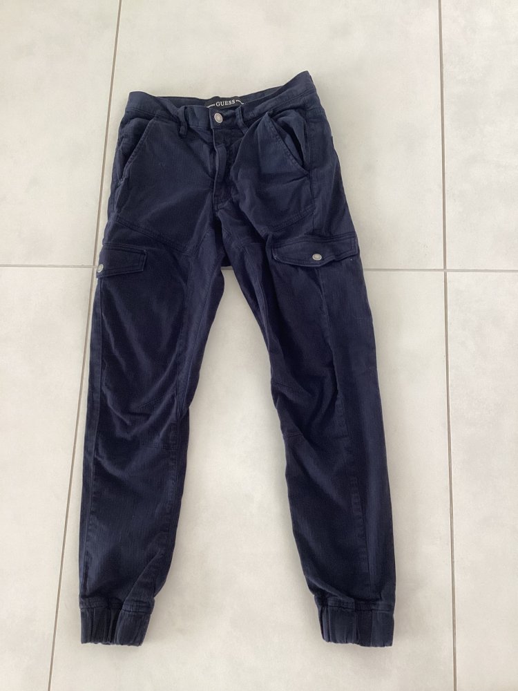 Hose Cargohose Guess Gr. 164 blau 