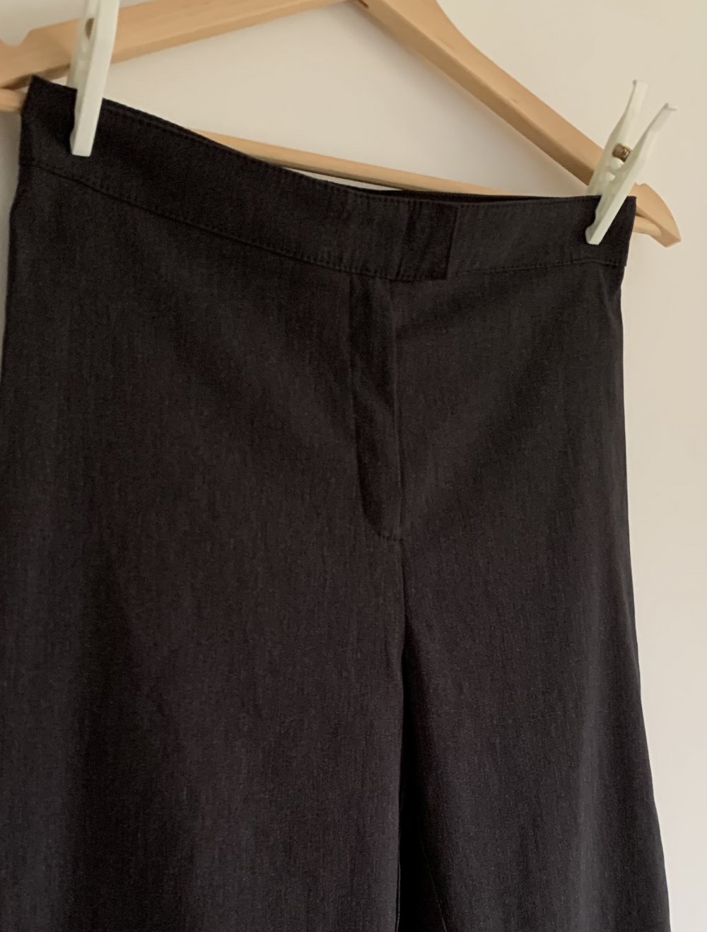 dunkelgraue authentic Y2K 2000 vintage Anzughose Schlaghose flared