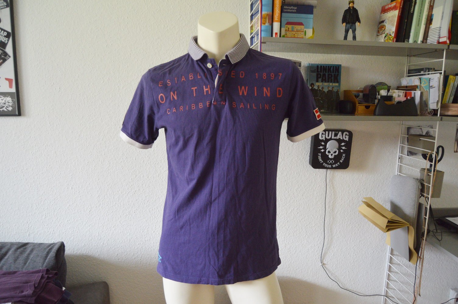 Gaastra Herren Shirt gr.L violett