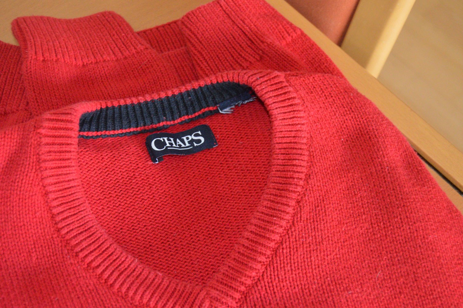 org. Chaps pullover rot herren
