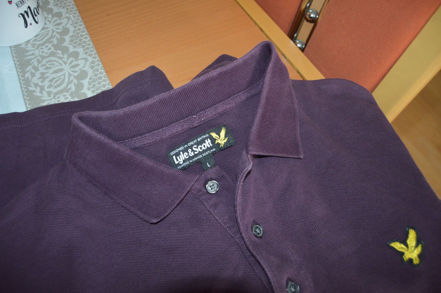 Lyle & Scott langarm Polo gr.L