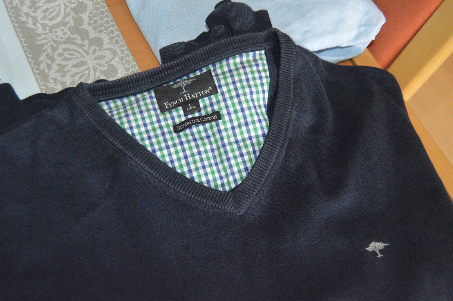 Fynch-Hatton englandmode pullover gr.L Superfine Cotton