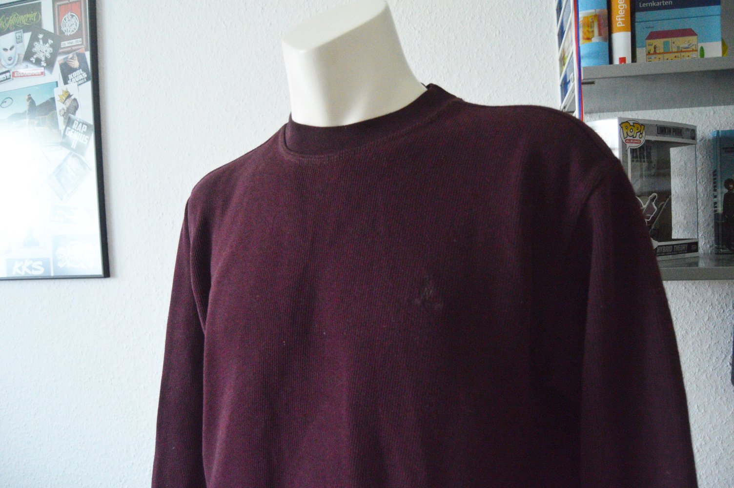Key West Pullover weinrot gr.M vintage