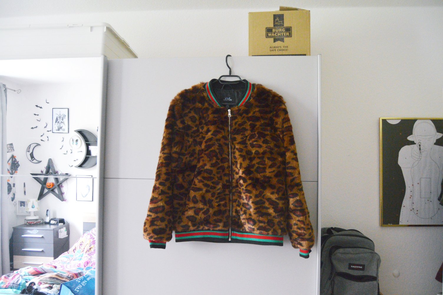 Leo Fur Jacke Viva Couture gr.38 gothic flausch