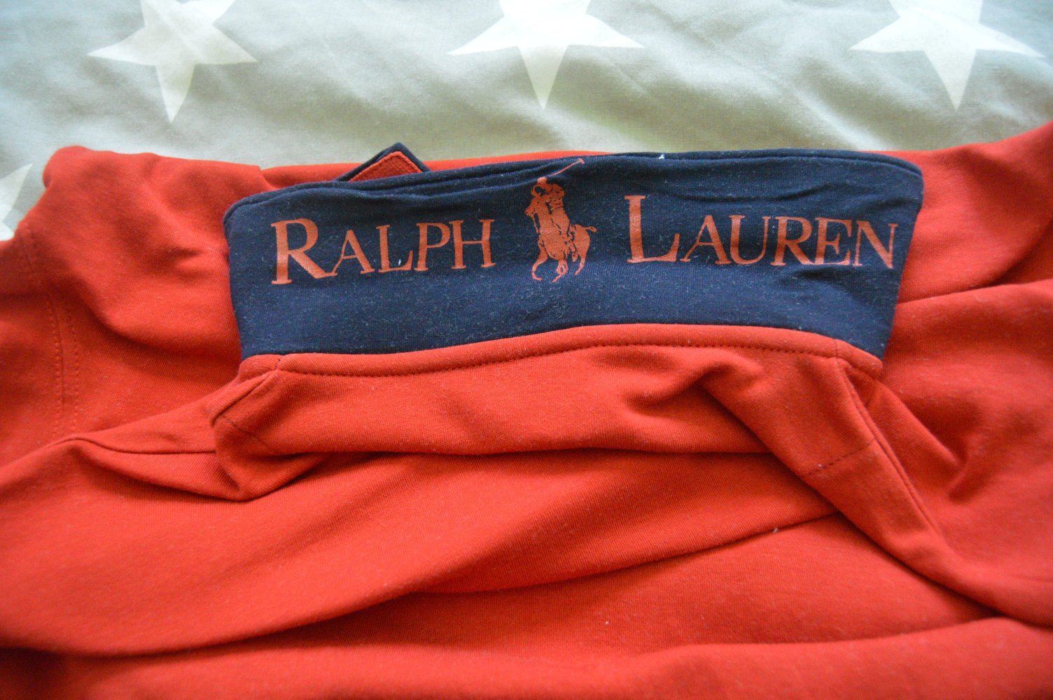 Ralph Lauren herren polo gr.M rot