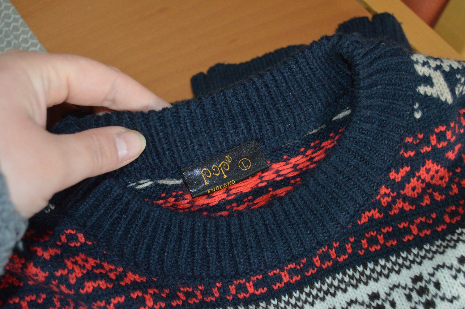 POP England org. Pullover gr.L