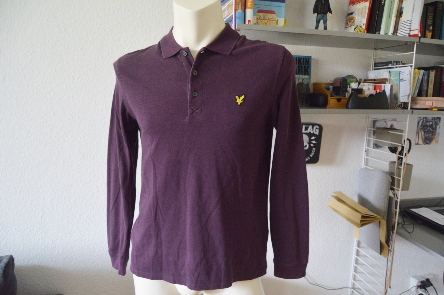 Lyle & Scott langarm Polo gr.L