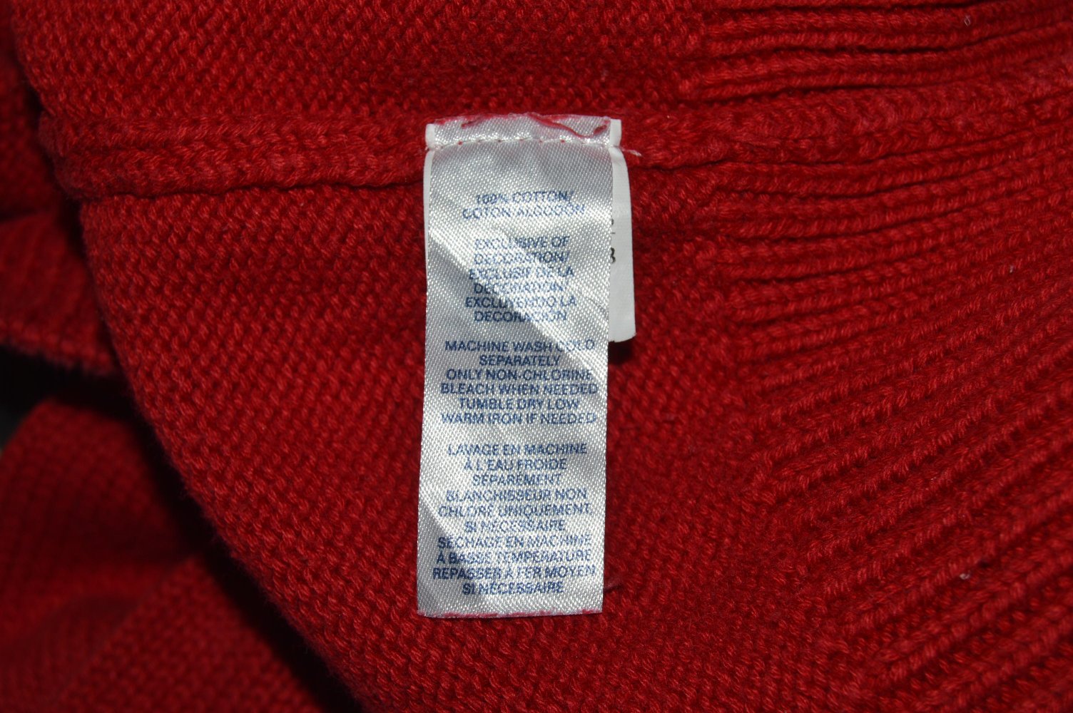 org. Chaps pullover rot herren