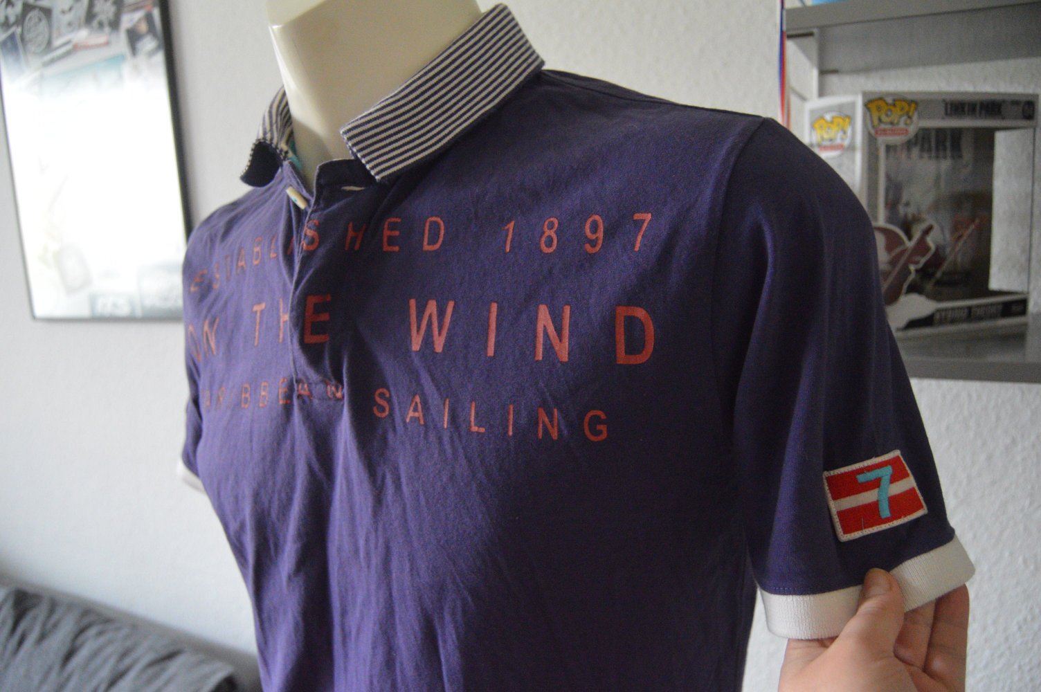 Gaastra Herren Shirt gr.L violett