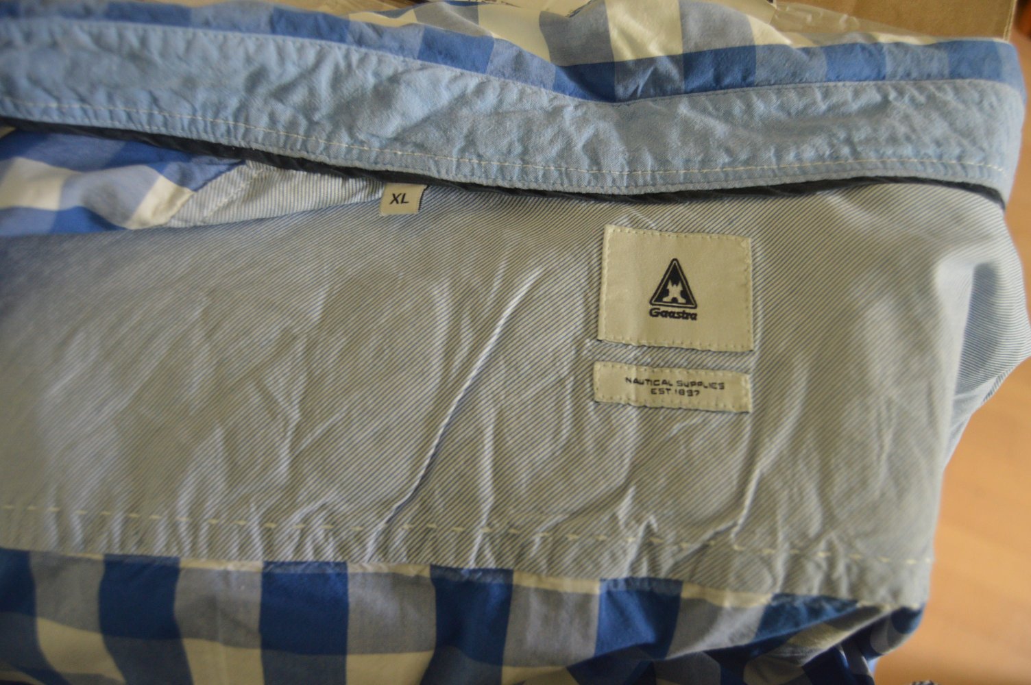 Gaastra Hemd gr.XL blau kariert