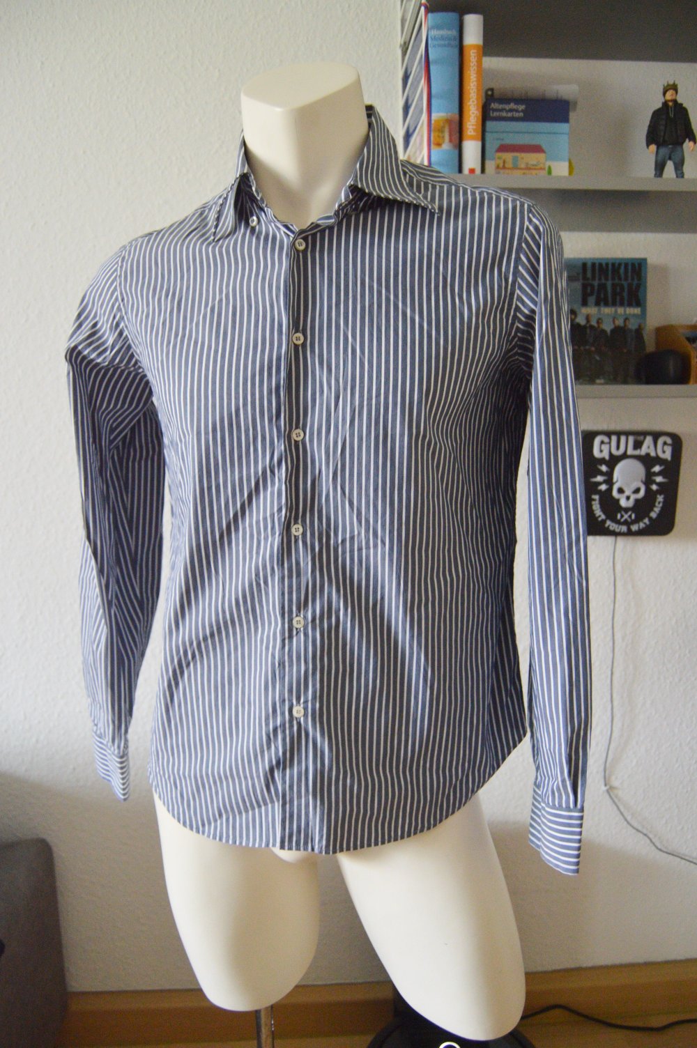 RoccoBarocco klassisches Herren Hemd gr.L
