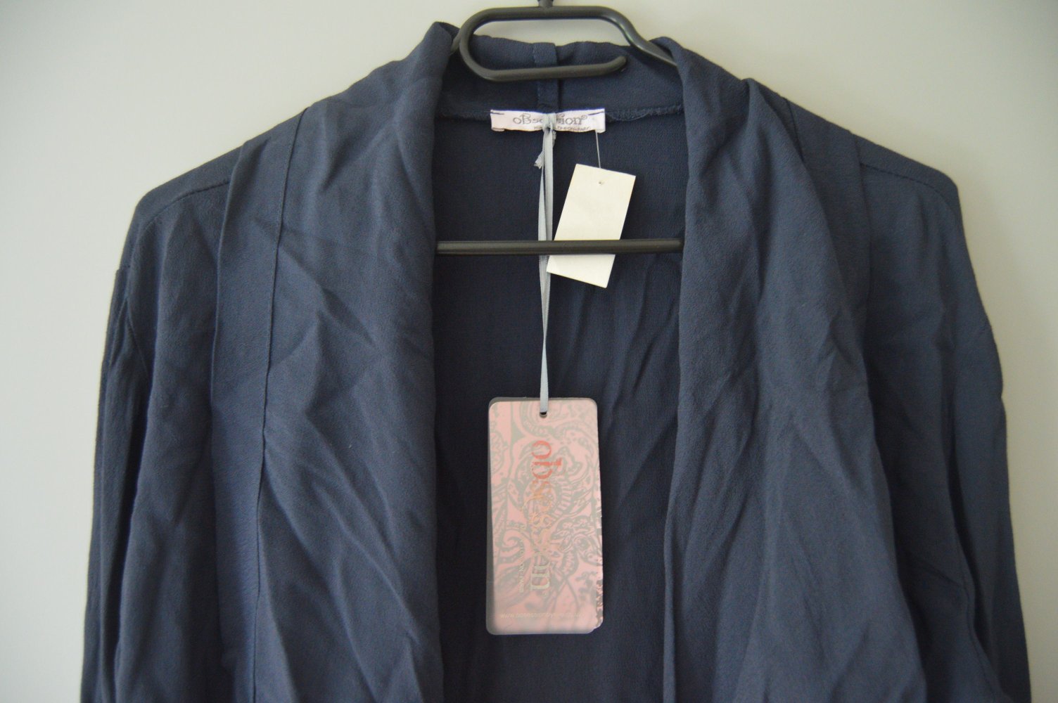 Made In Italy jäckchen bluse dunkelblau