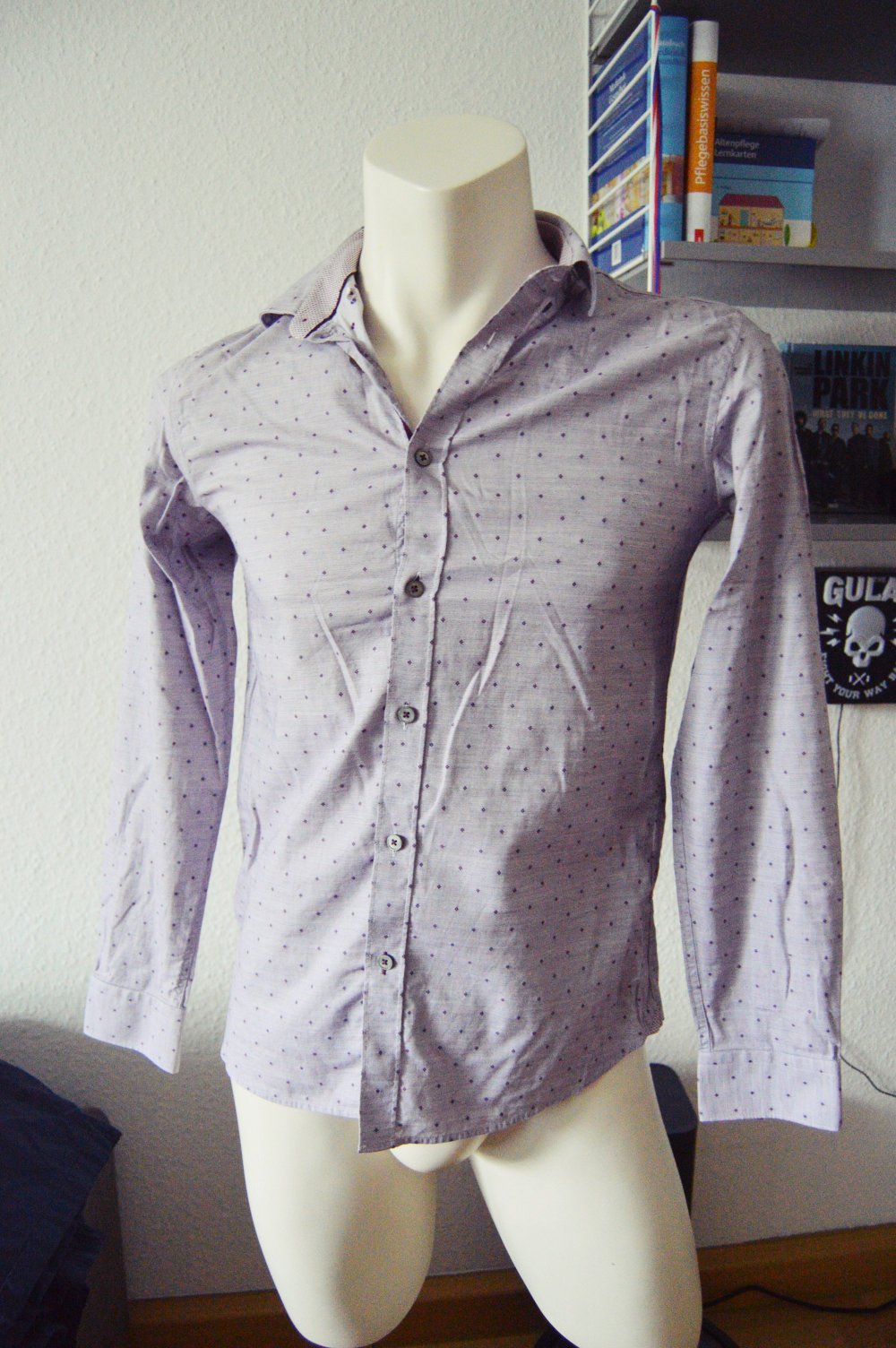 Ted Baker klassisches Hemd gr.3 Lila-flieder