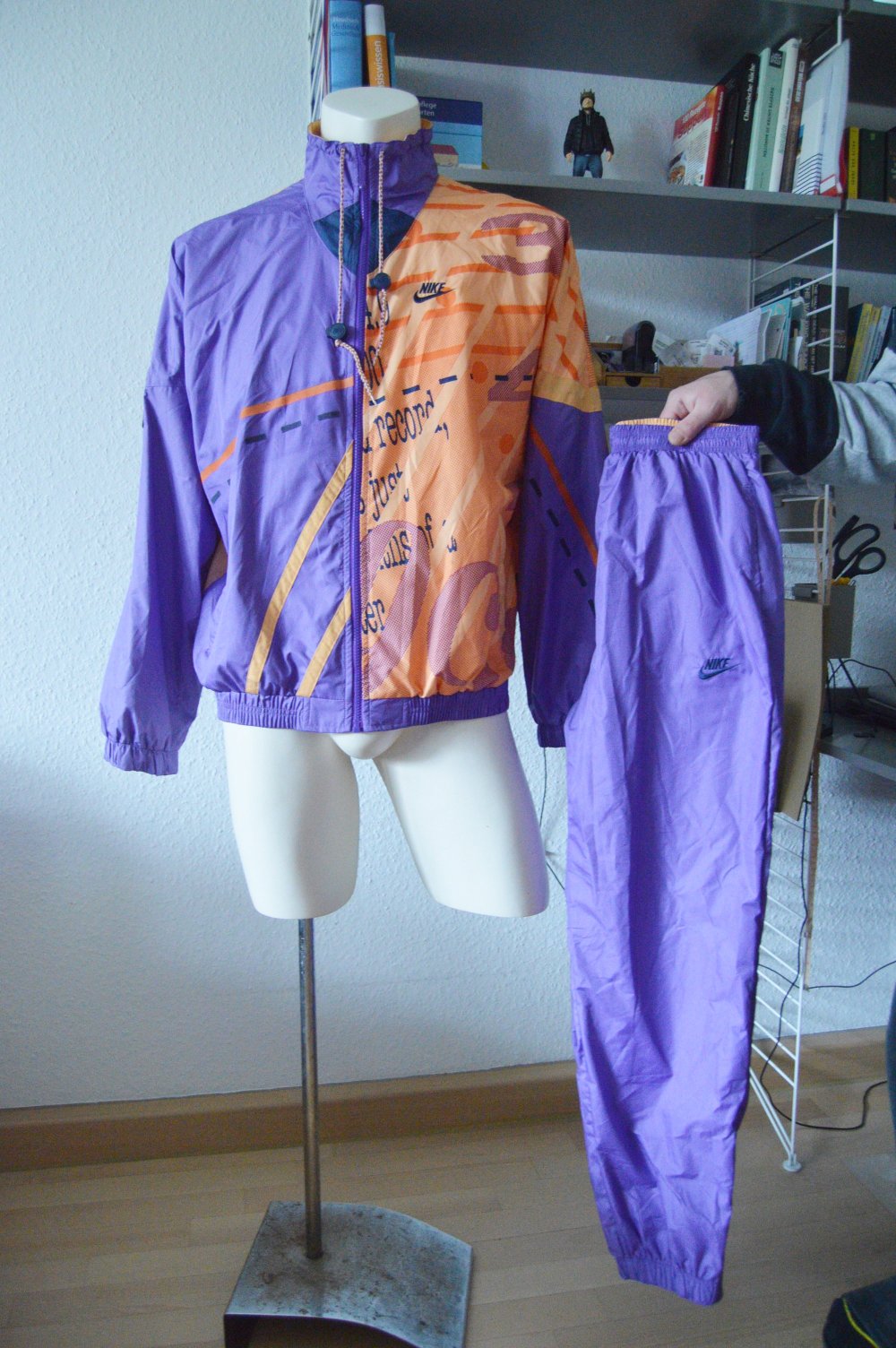 Nike Vintage Trainingsanzug gr.L Lila-Orange