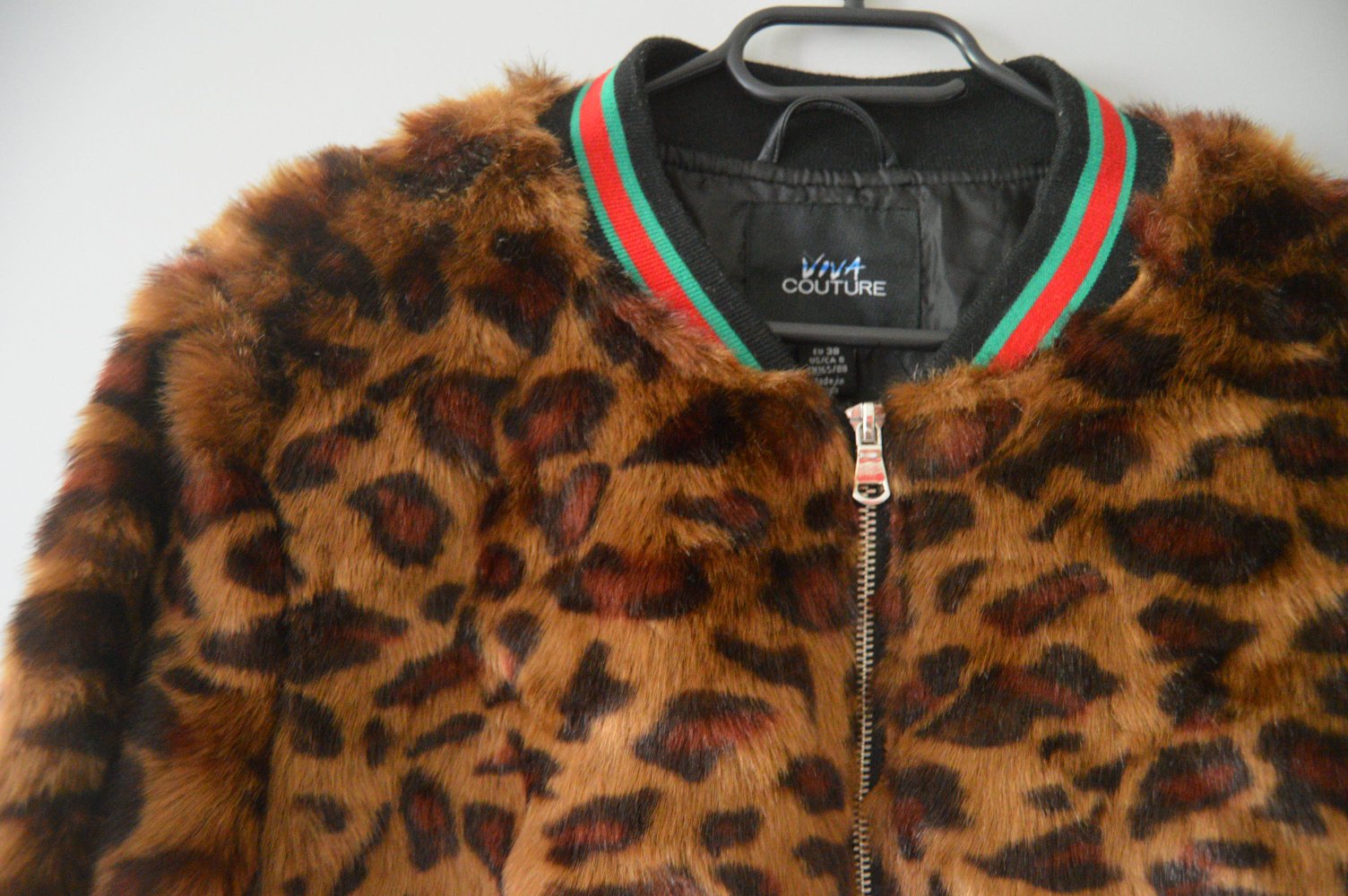Leo Fur Jacke Viva Couture gr.38 gothic flausch
