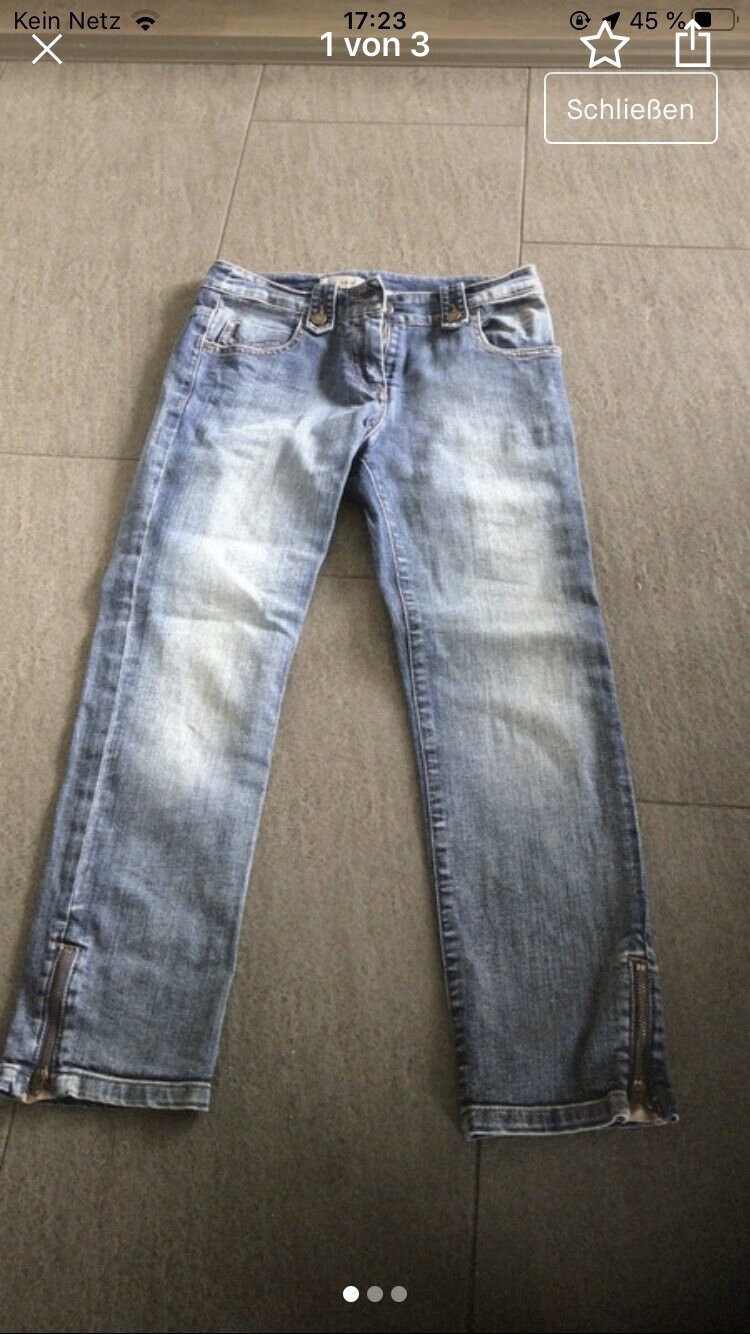 CAPRIJEANS VON BURBERRY IN GRÖSSE 152